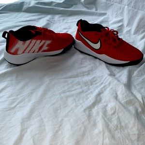Red Nike sneakers
